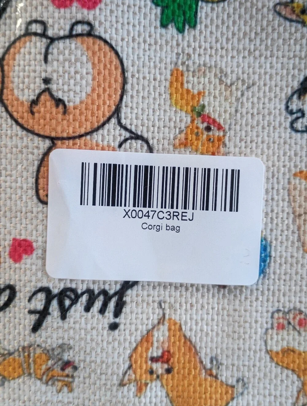 NWT Just A Girl Who Loves Corgis Makeup Zipper Bag